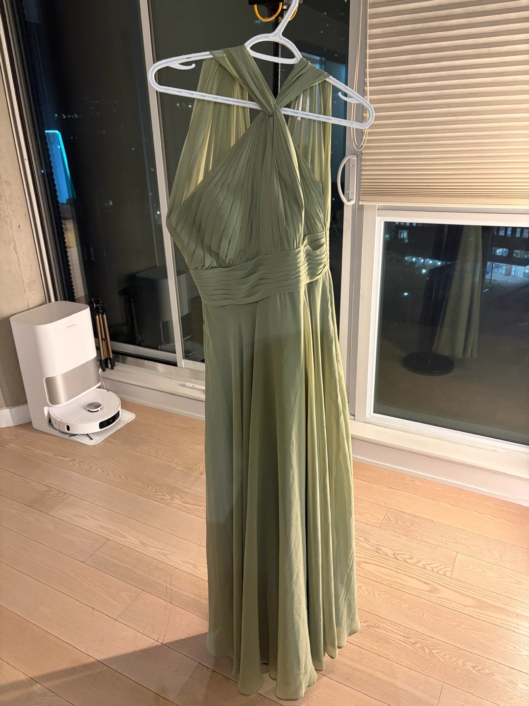 Sage Green Azazie Bridesmaid Dress - photo 3