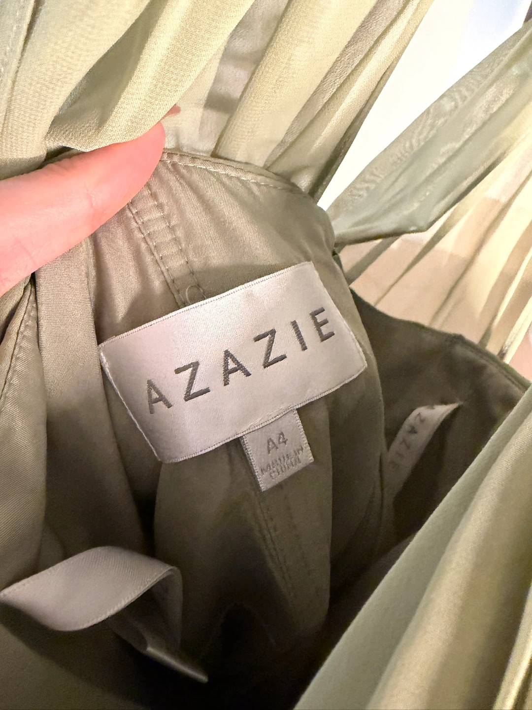 Sage Green Azazie Bridesmaid Dress - photo 5
