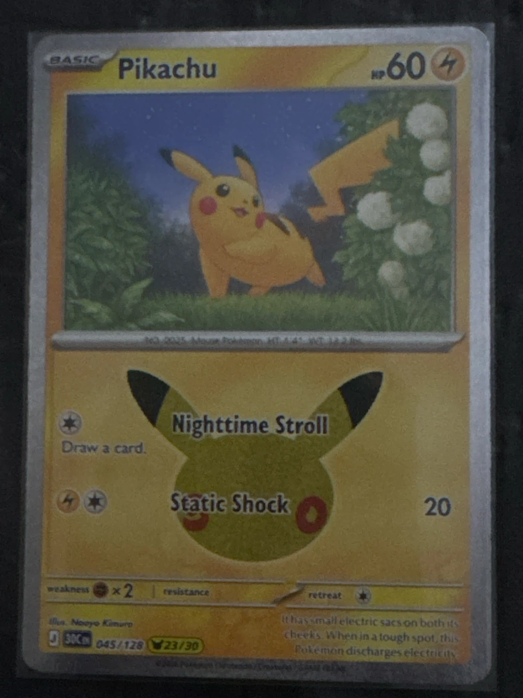TRADE - 23/30 Pikachu 30th Celebration Pokemon Card