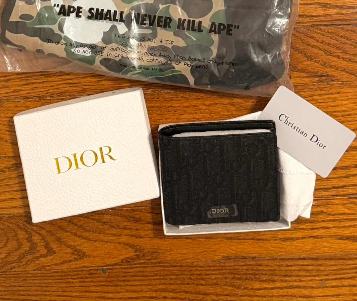 Dior Oblique Black Wallet