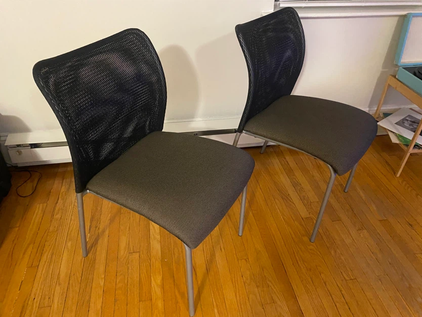 Two Mesh Back Chairs - photo 2