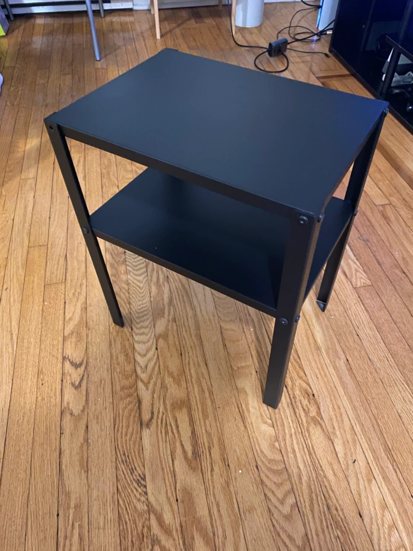 Black Metal Side Table - photo 2