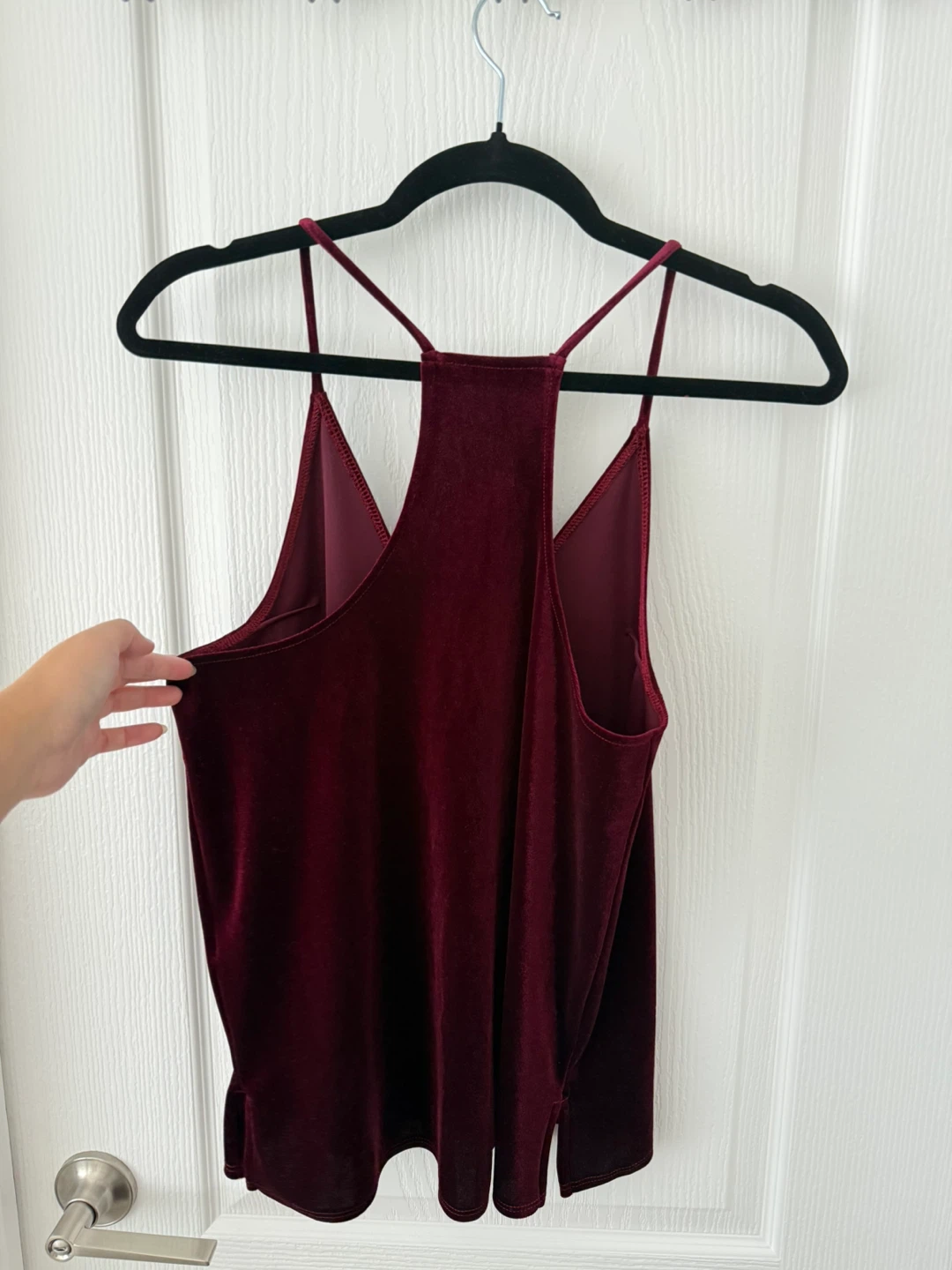 Abercrombie Red Velvet Tank Top - photo 2