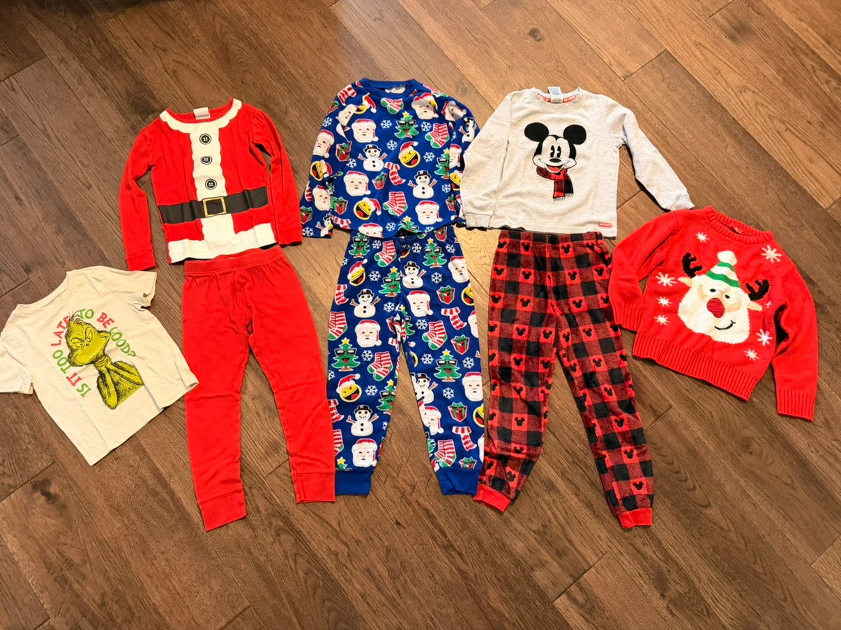 $10 for all!! Christmas Holiday Pajamas and Shirts Bundle