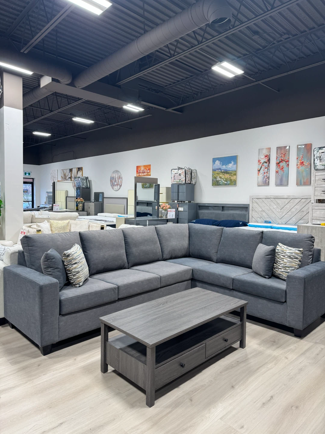 Grey Sectional Sofa
