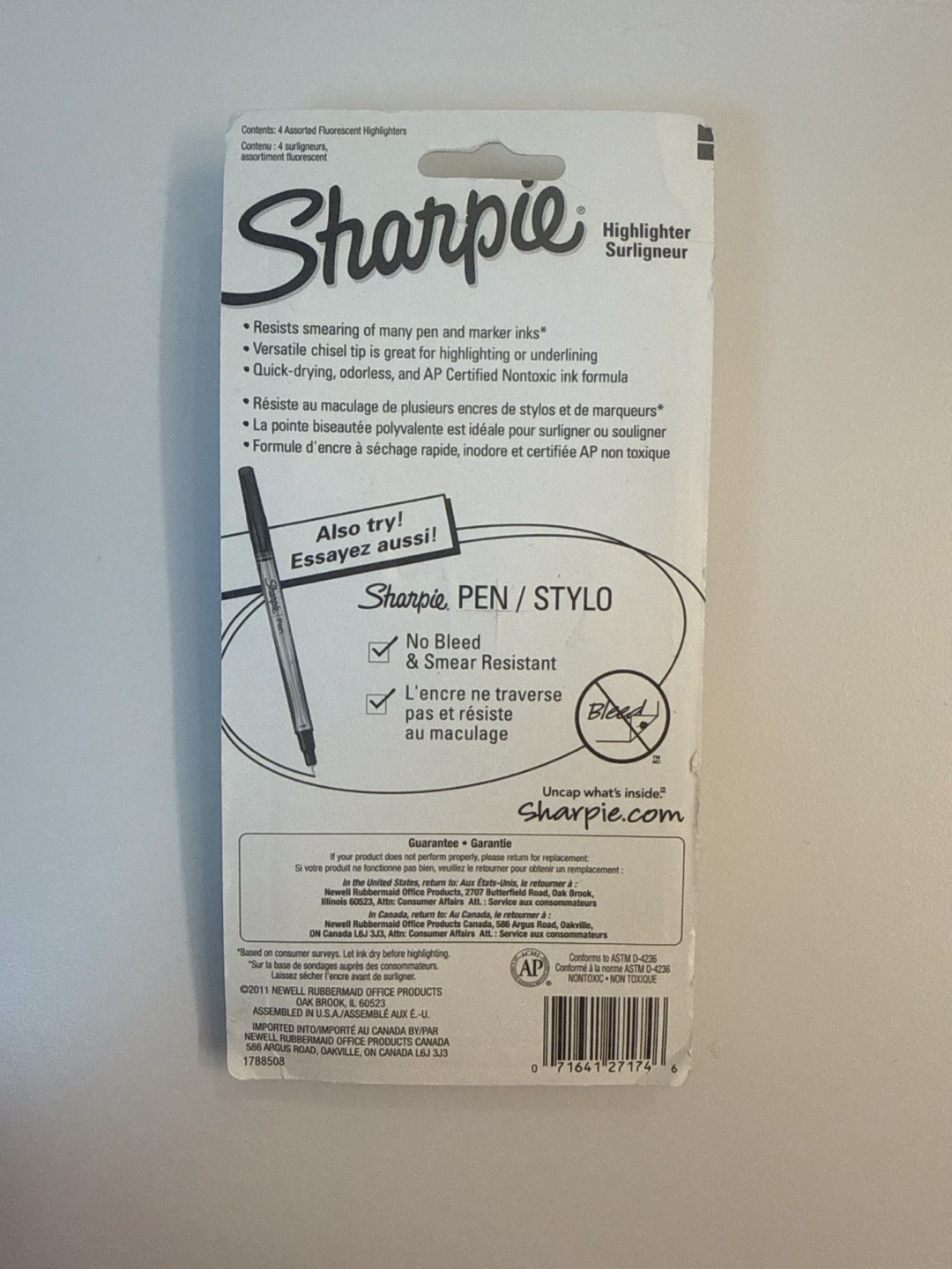 Sharpie Fluorescent Highlighters - 4 Pack - photo 2