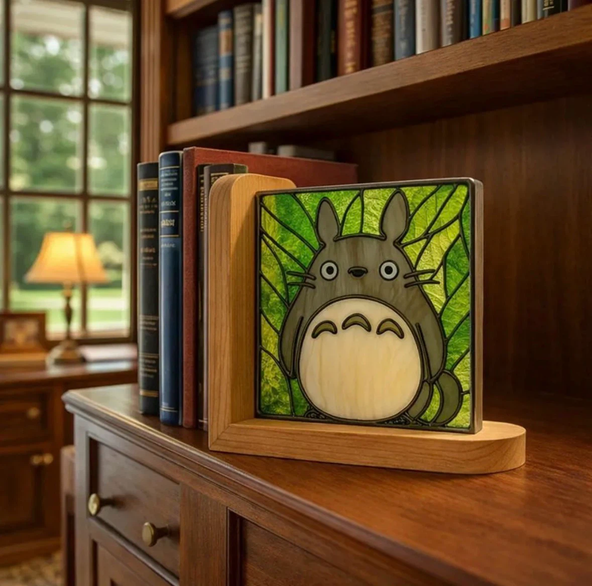 Stained Glass Bookends