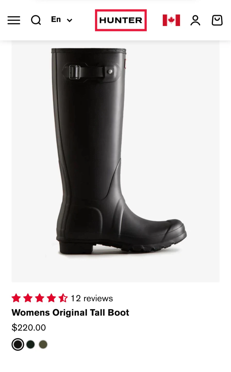 HUNTER Original Rain Boots