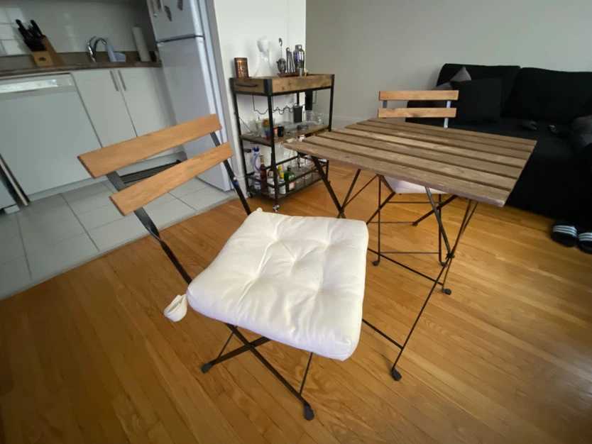 Folding Bistro Table and Two Chairs - photo 3