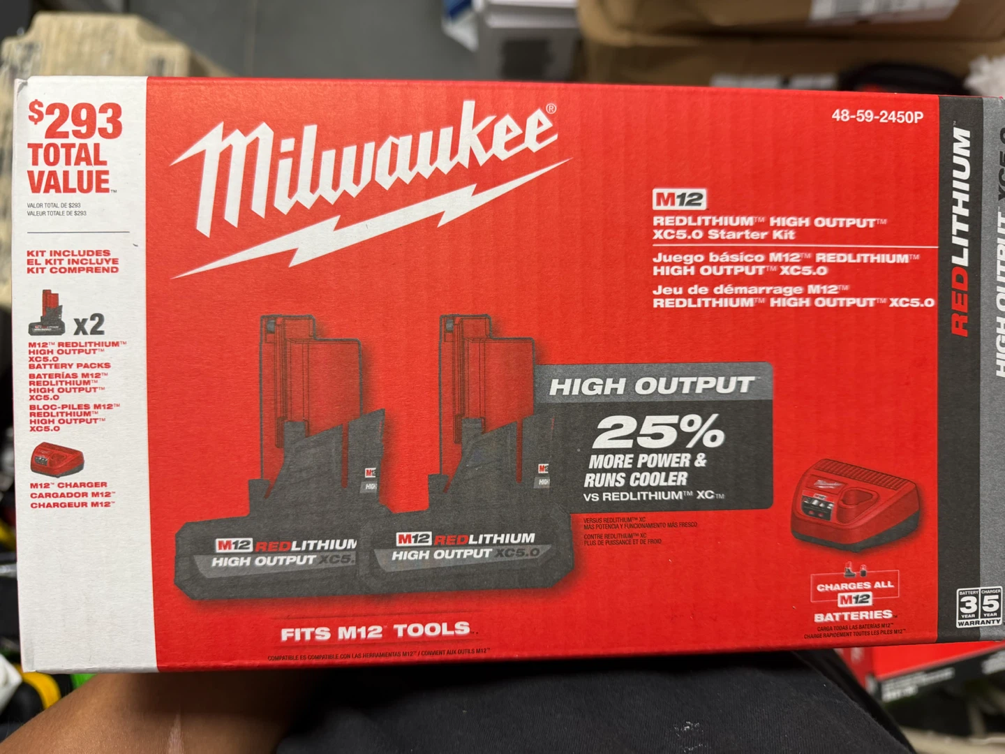 Milwaukee M12 REDLITHIUM High Output XC5.0 Starter Kit