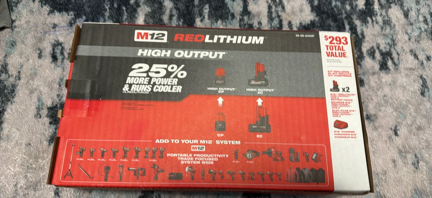 Milwaukee M12 REDLITHIUM High Output XC5.0 Starter Kit - photo 2