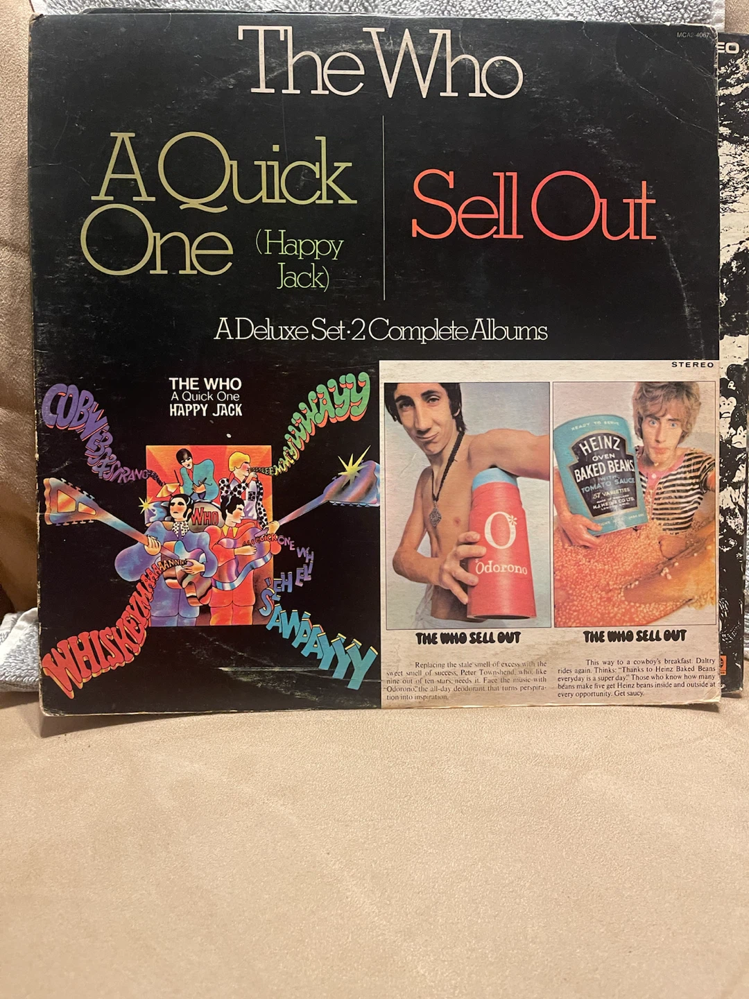 The Who A Quick One / The Who Sell Out Vinyl LP Deluxe Set