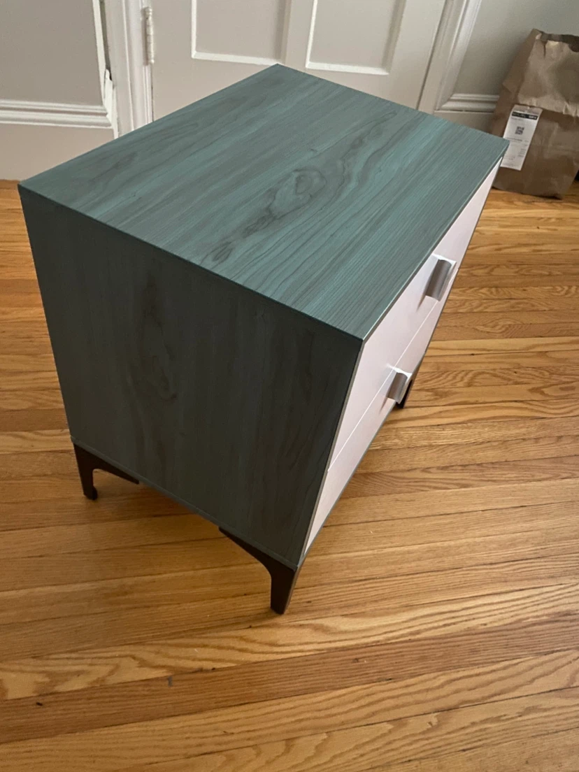 Modern Two-Drawer Nightstand - photo 2