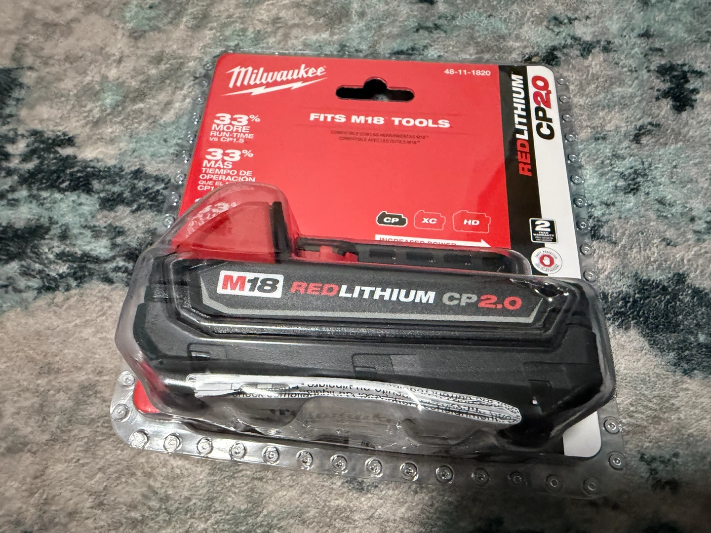 Milwaukee M18 REDLITHIUM CP2.0 Battery