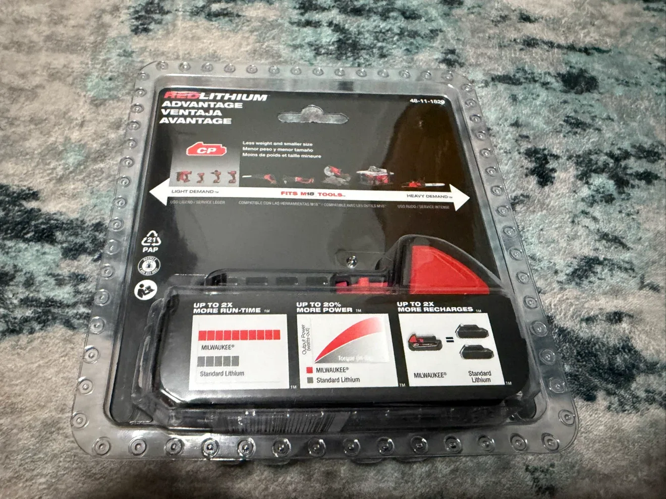Milwaukee M18 REDLITHIUM CP2.0 Battery - photo 2