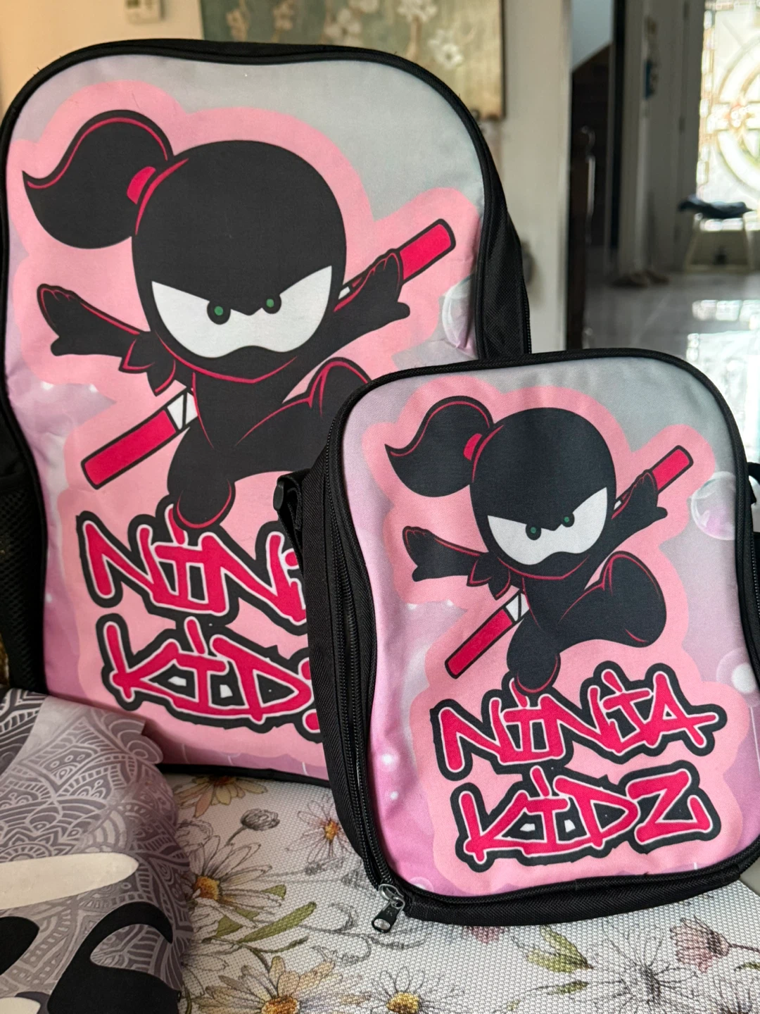 Ninja Kidz Backpack and Lunch Bag Set