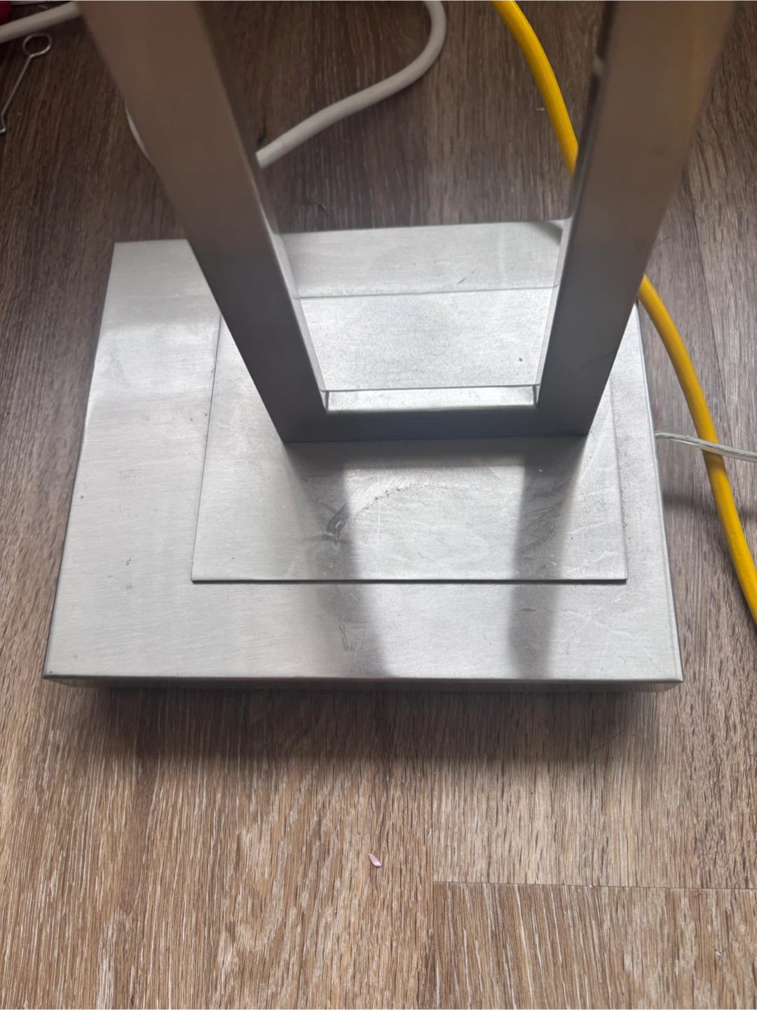 Modern Brushed Metal Table Lamp - photo 3