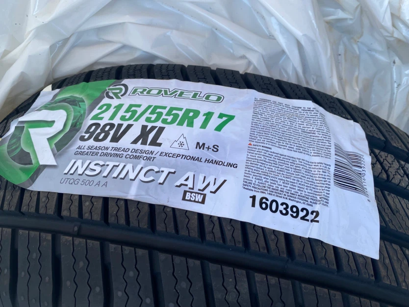 Rovelo Instinct AW Tire 215/55R17 98V XL - photo 3