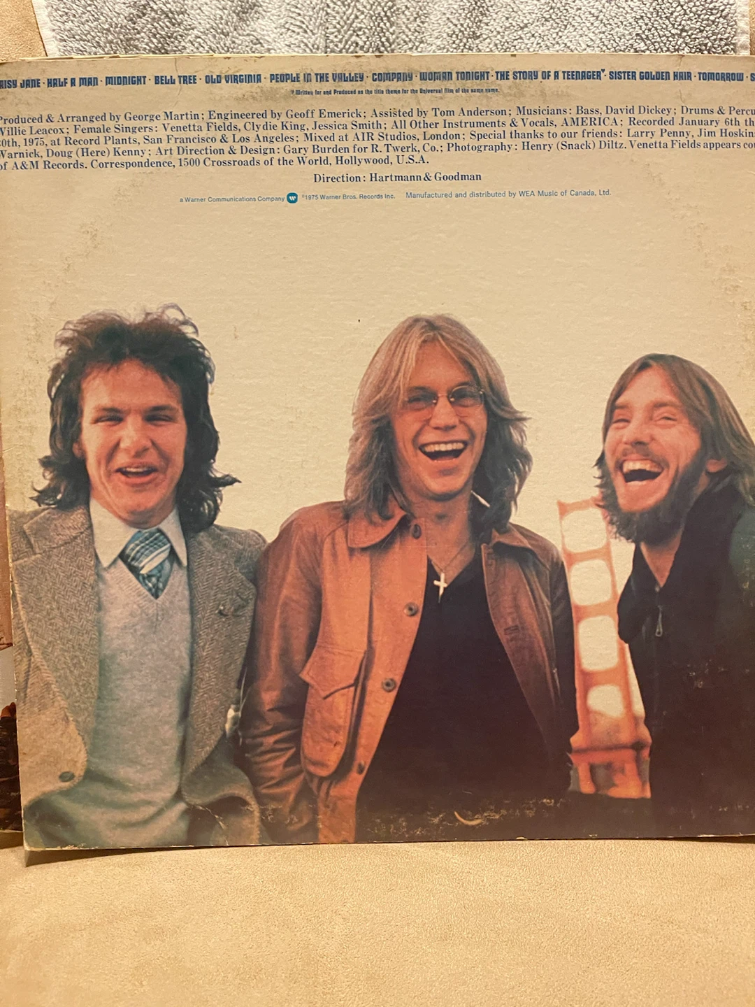 America - Hearts Vinyl Record
