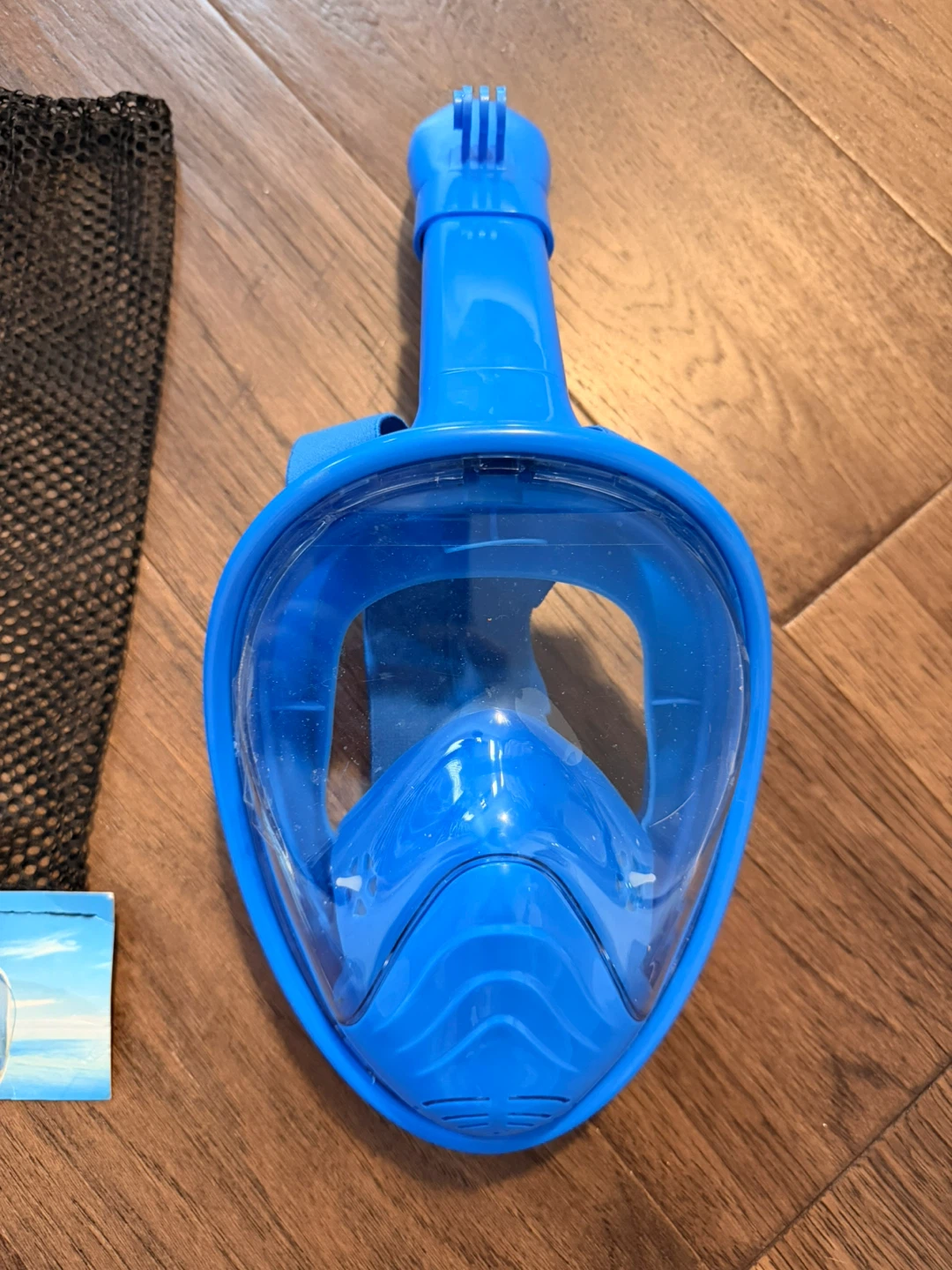 New Blue Full Face Kids Snorkel Mask - photo 2
