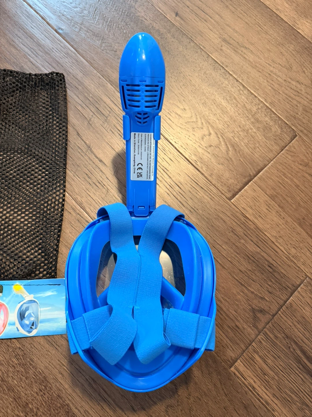 New Blue Full Face Kids Snorkel Mask - photo 3