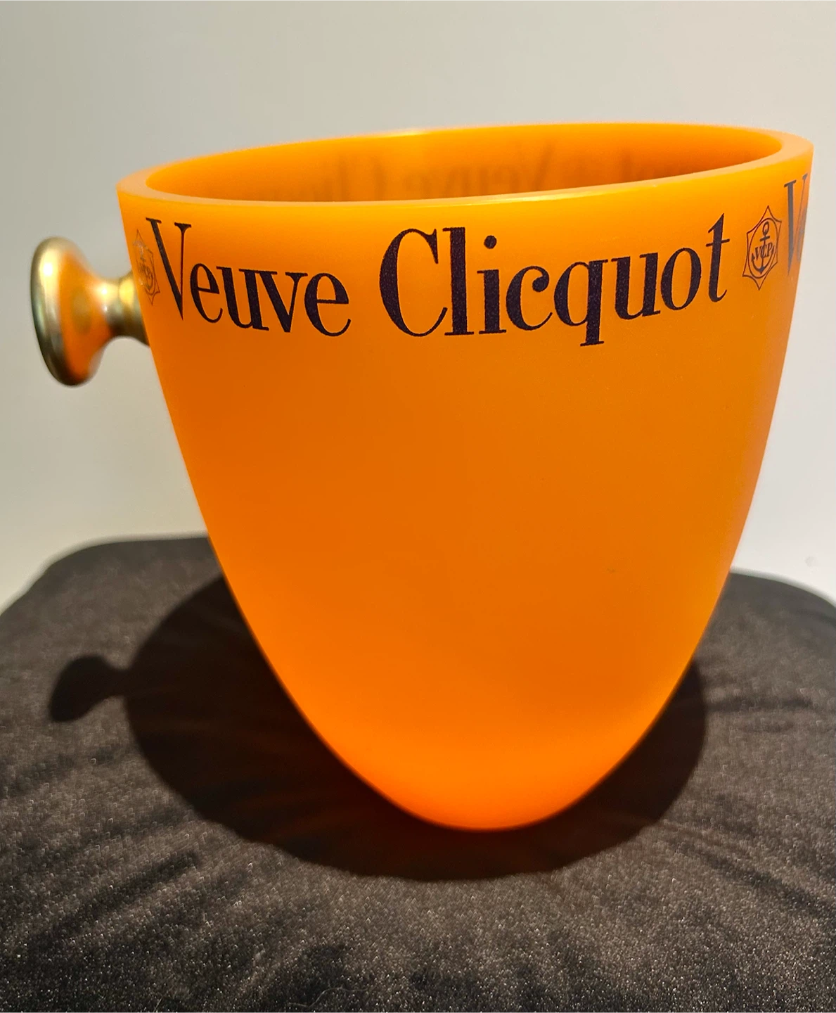 Veuve Clicquot Plastic Orange Ice Bucket