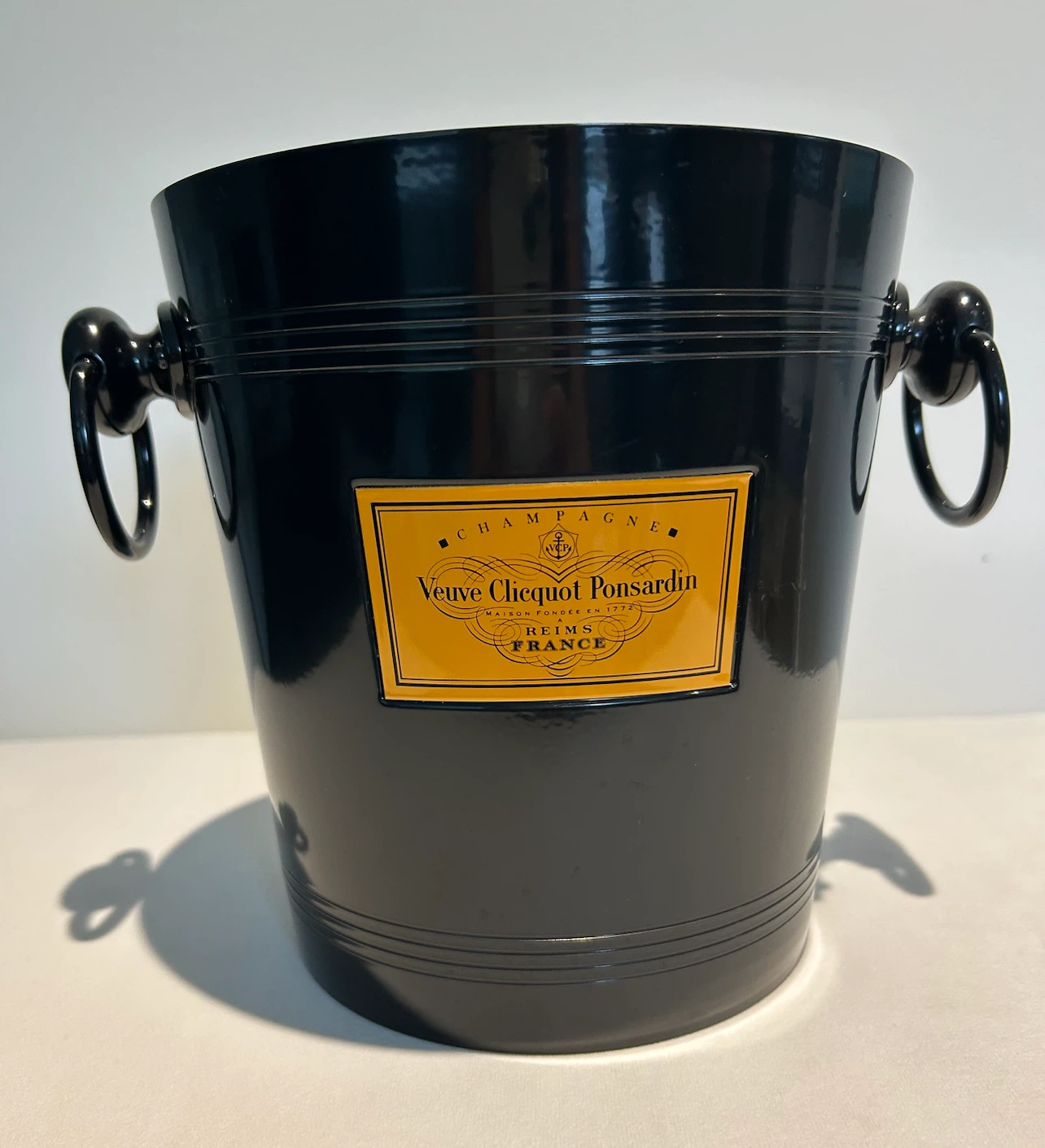 Veuve Clicquot Black Metal Champagne Ice Bucket