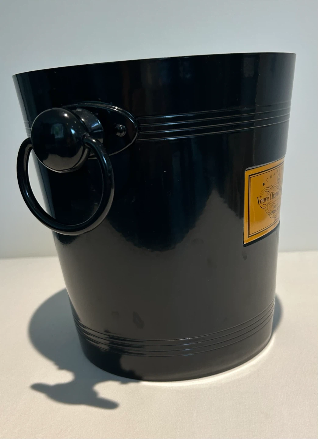 Veuve Clicquot Black Metal Champagne Ice Bucket - photo 2