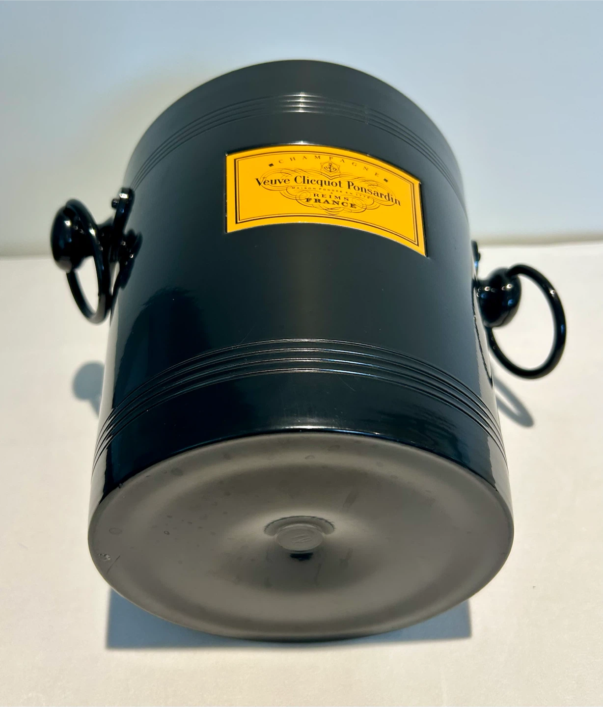 Veuve Clicquot Black Metal Champagne Ice Bucket - photo 4