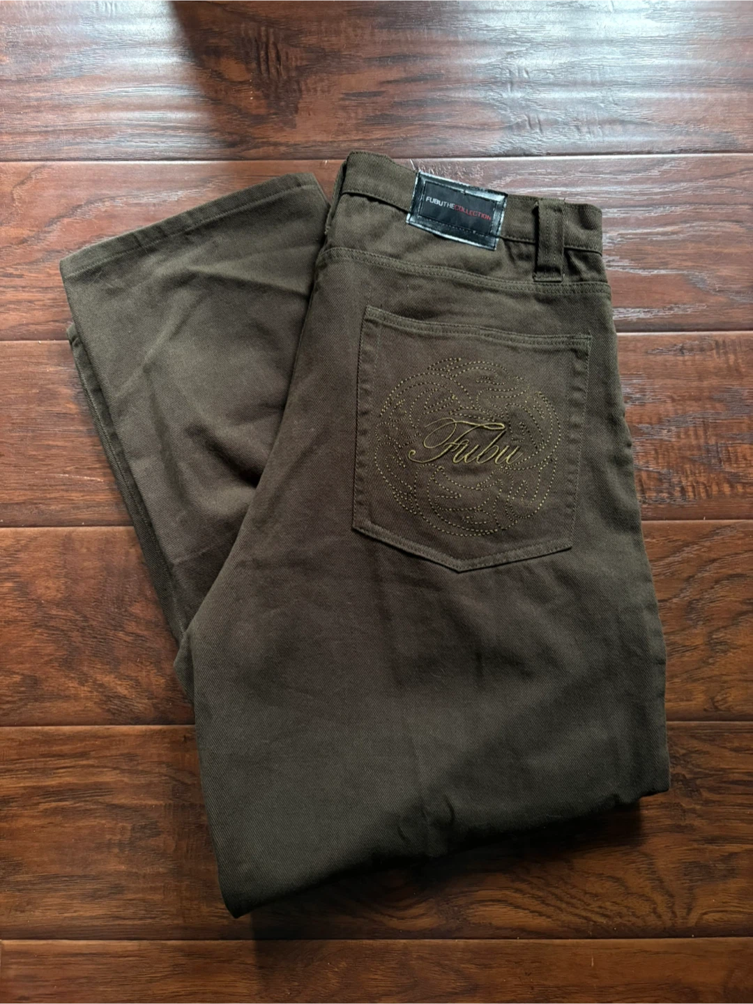 Fubu collection baggy denim 38x34 y2k - photo 3