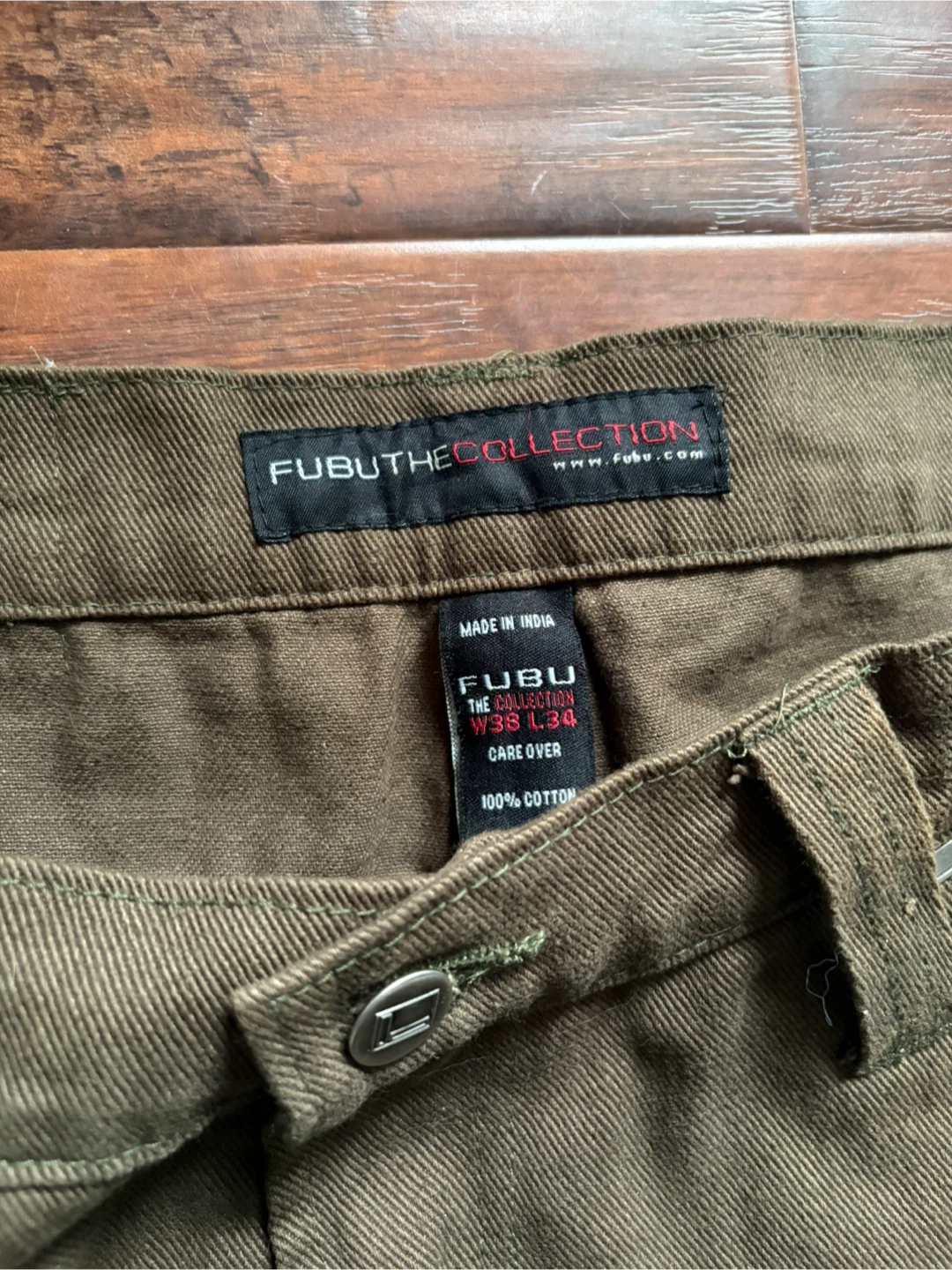 Fubu collection baggy denim 38x34 y2k - photo 4