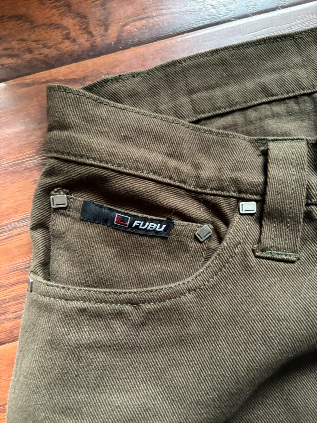 Fubu collection baggy denim 38x34 y2k - photo 5