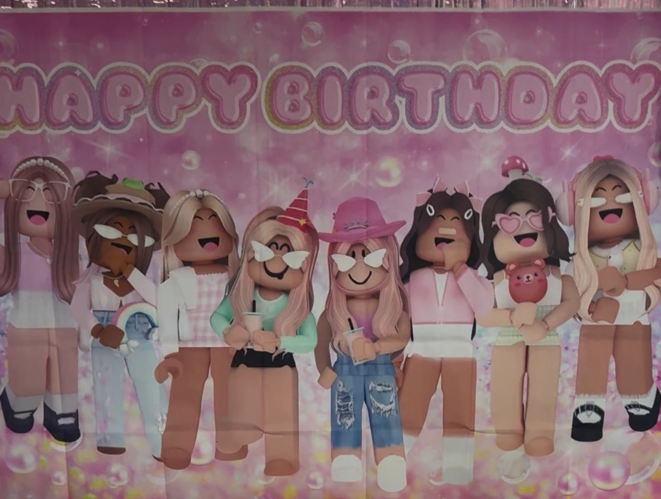Roblox Happy Birthday Party Backdrop
