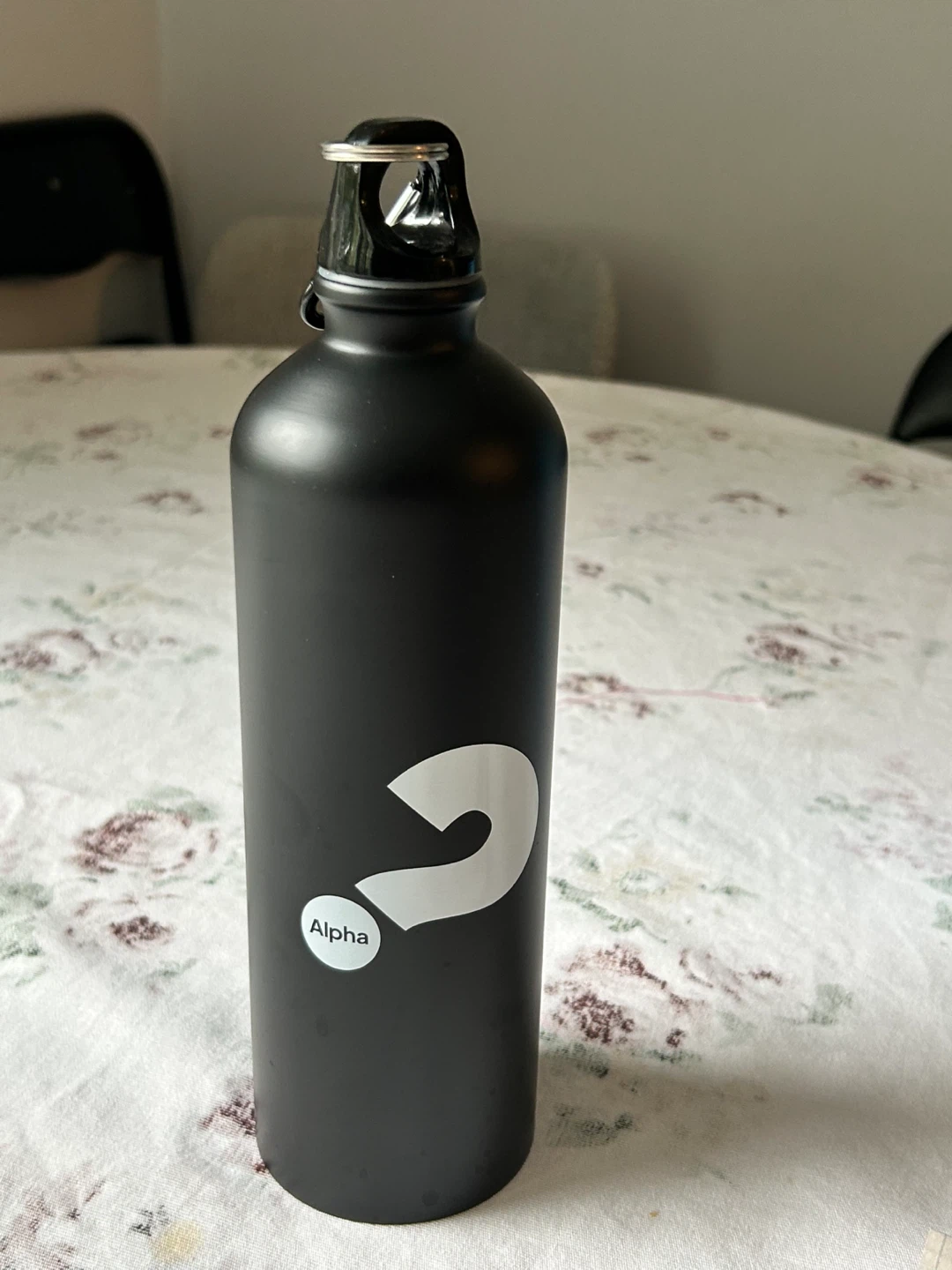 Black Stainless Steel Water Bottle - photo 2
