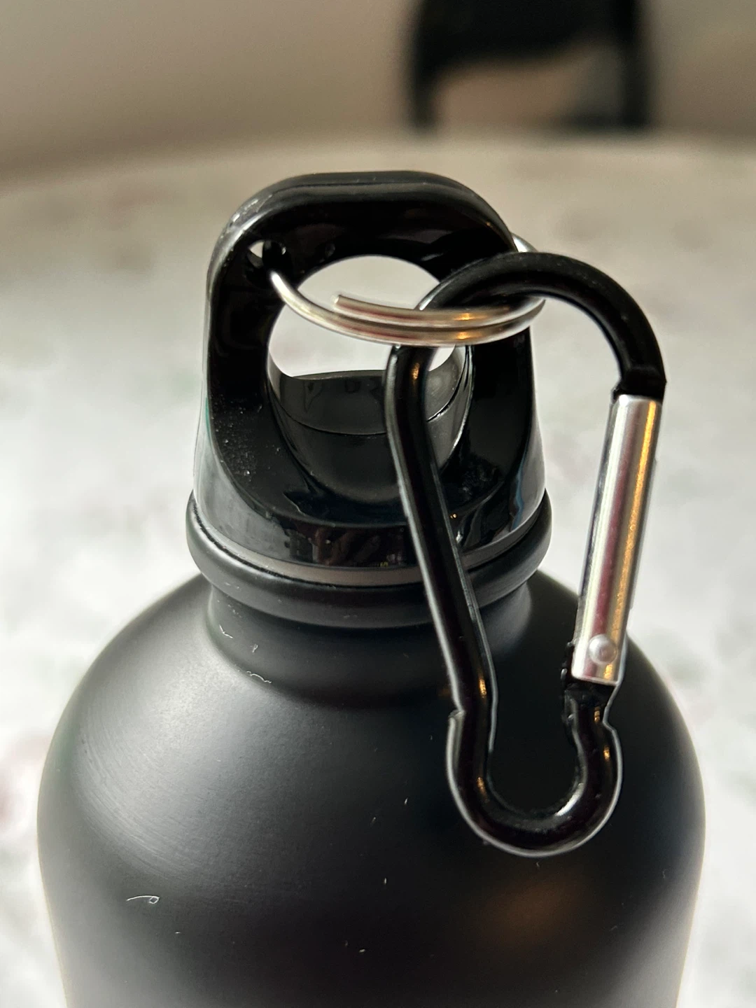 Black Stainless Steel Water Bottle - photo 4