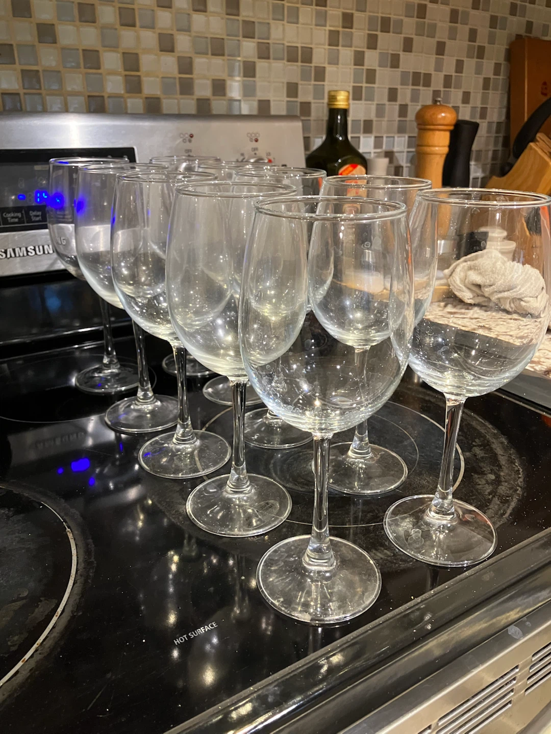 Wine Glasses x10