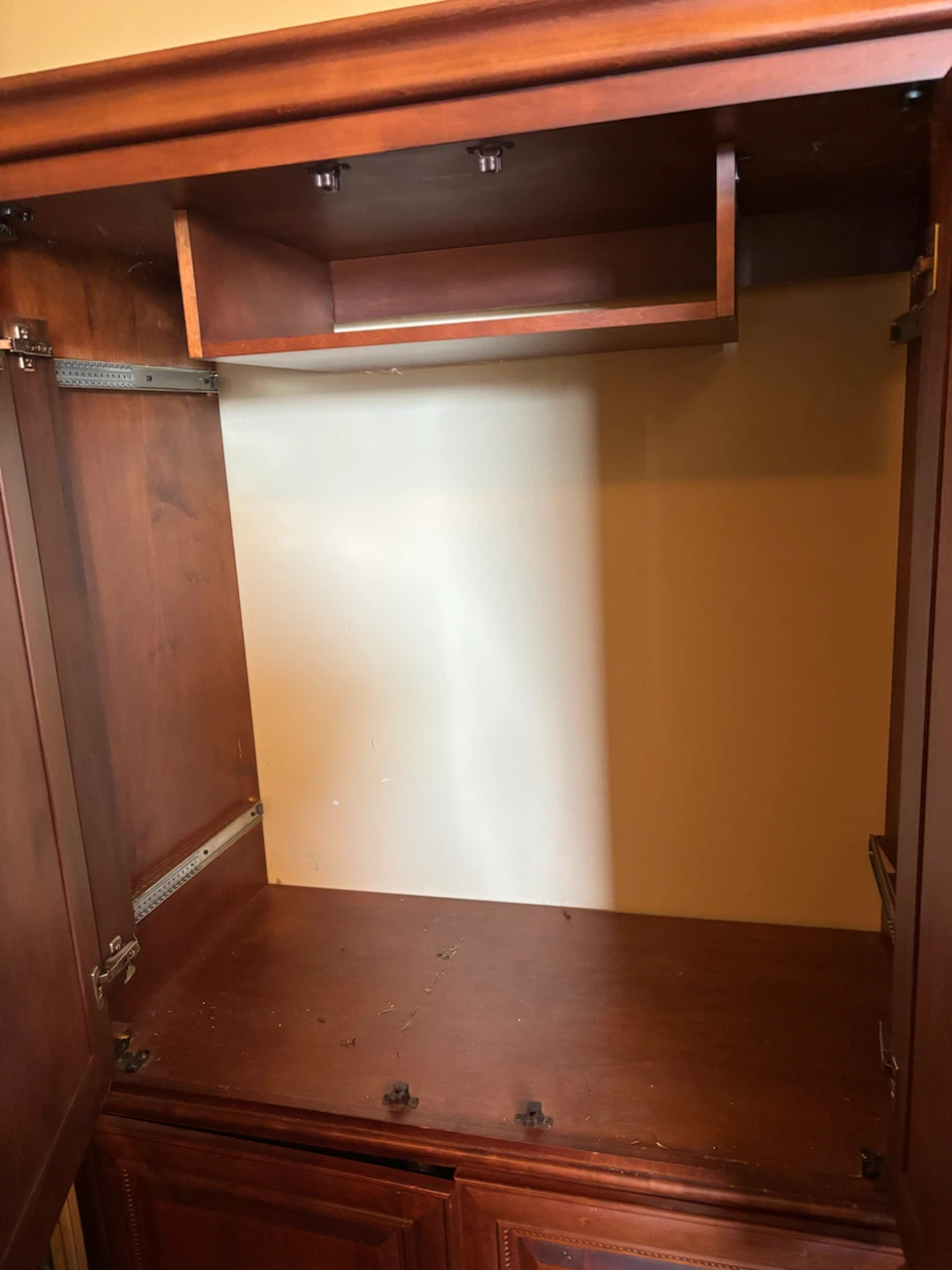 Large Wooden Storage Armoire - photo 3