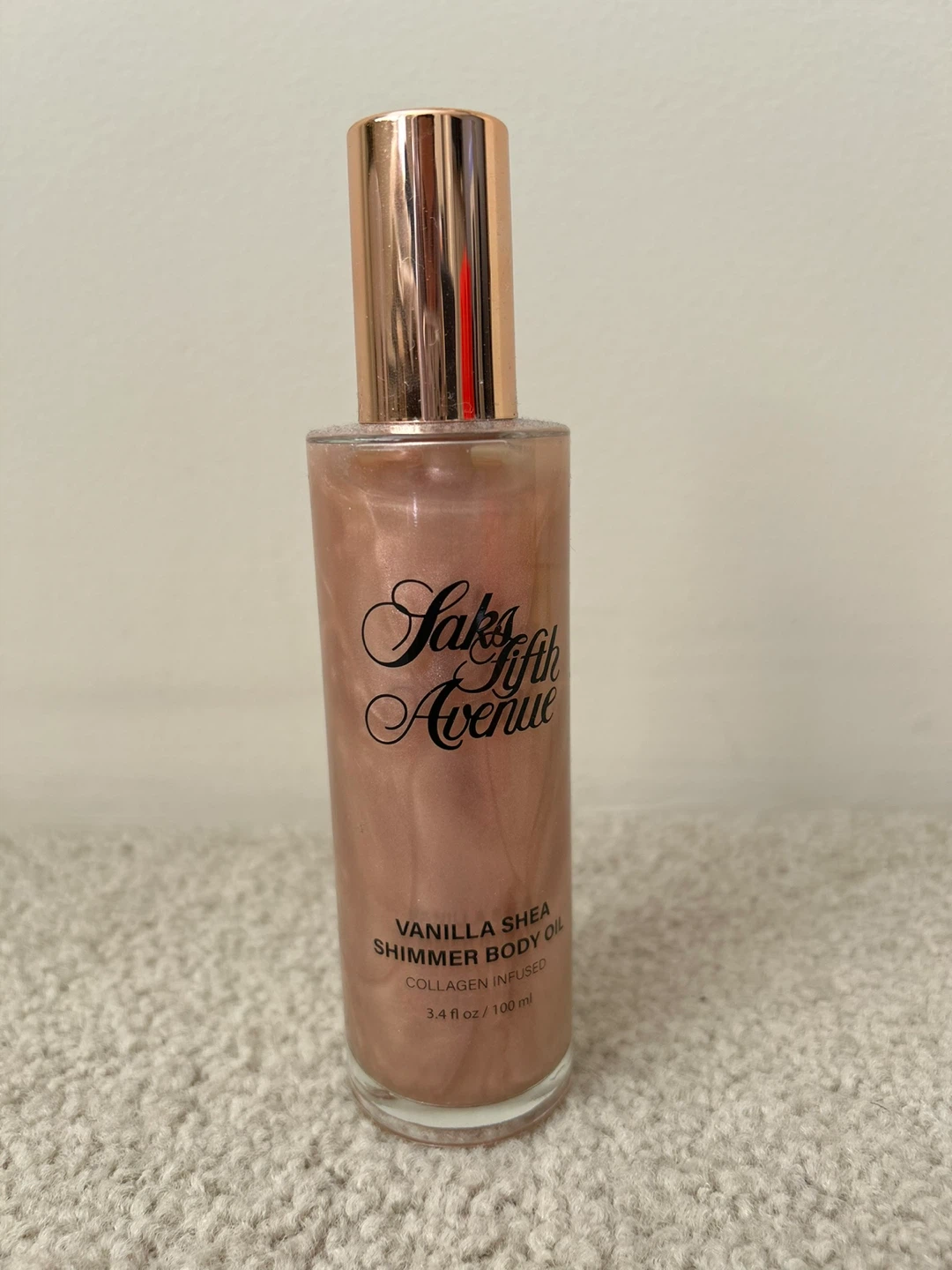 Saks Fifth Avenue Shimmer Body Oil Set and Hair Clips - photo 3