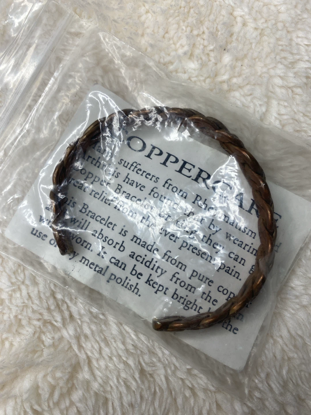 Coppercare Braided Copper Bracelet