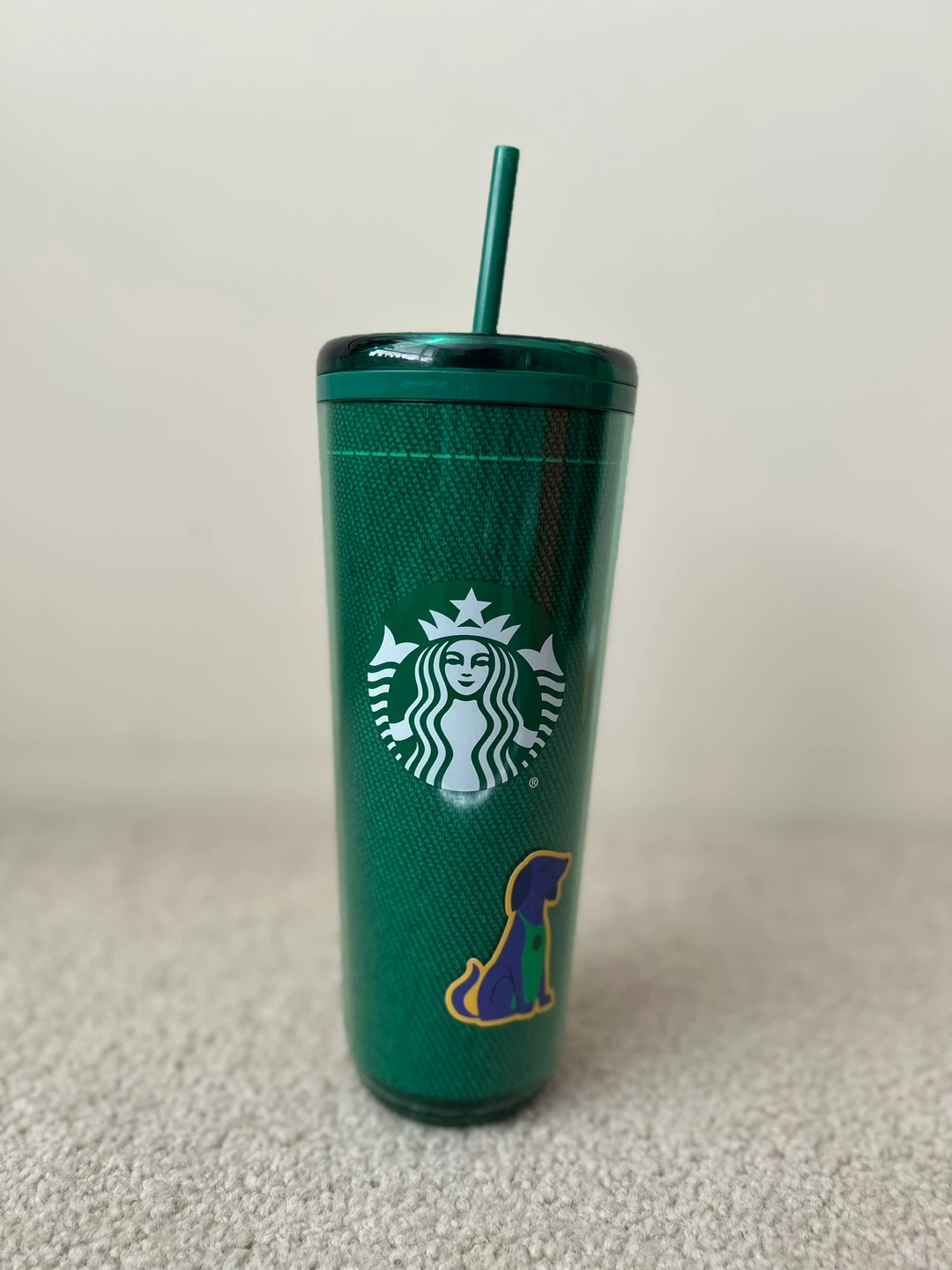Starbucks Green Studded Cold Cup Tumbler