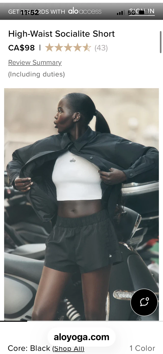 Alo Yoga High-Waist Socialite Short and Pullover Set - photo 5