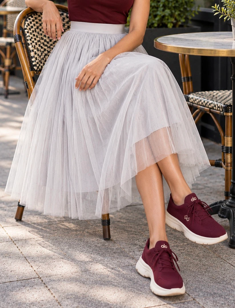 Light Grey Tulle Skirt - photo 3