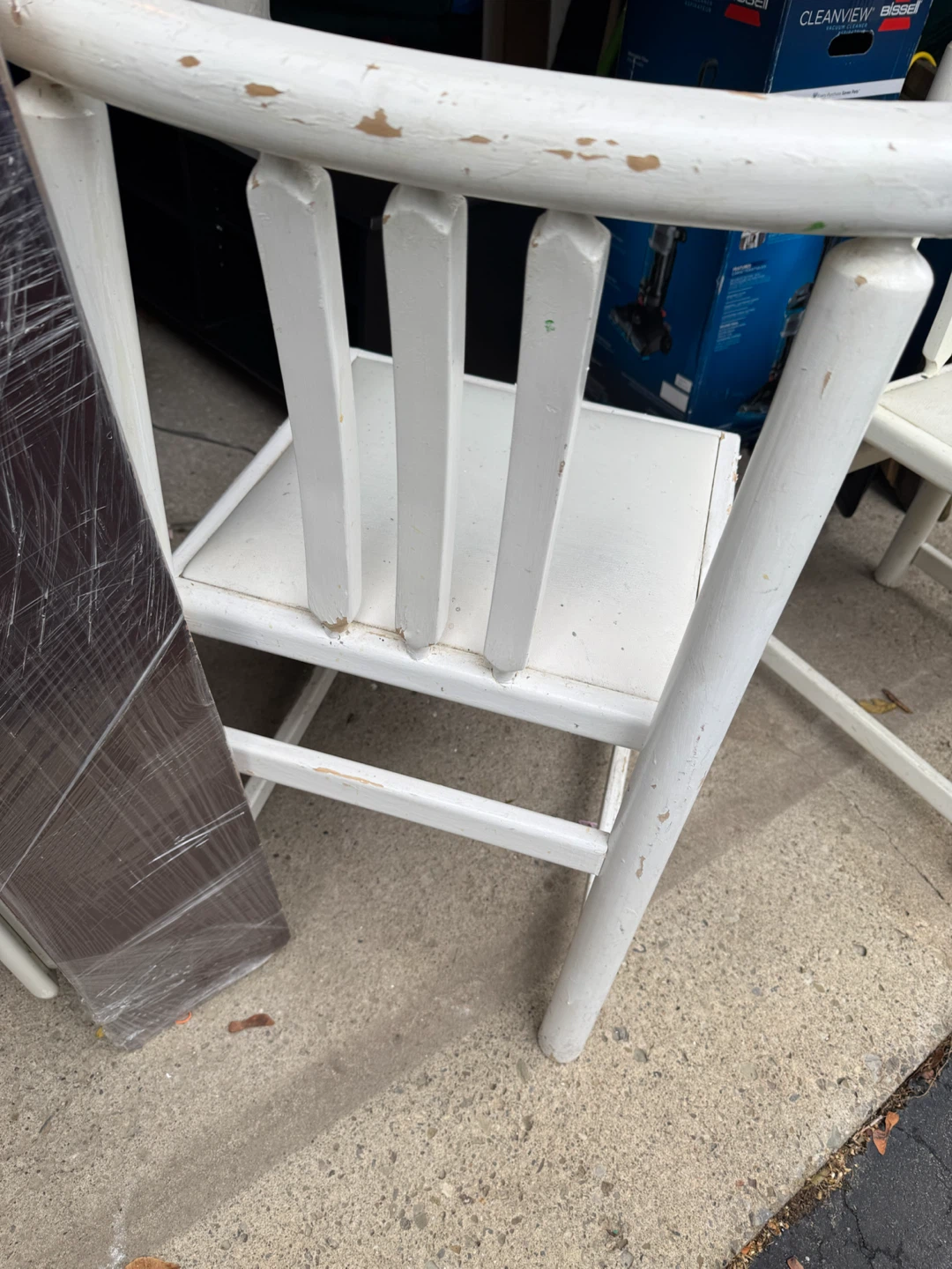 Pair White Wooden Chair - photo 3