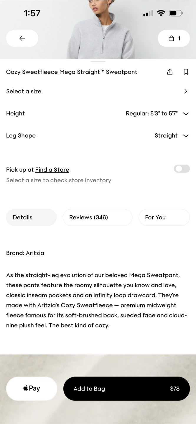 Cozy Sweatfleece Mega Straight™ Sweatpant - photo 5