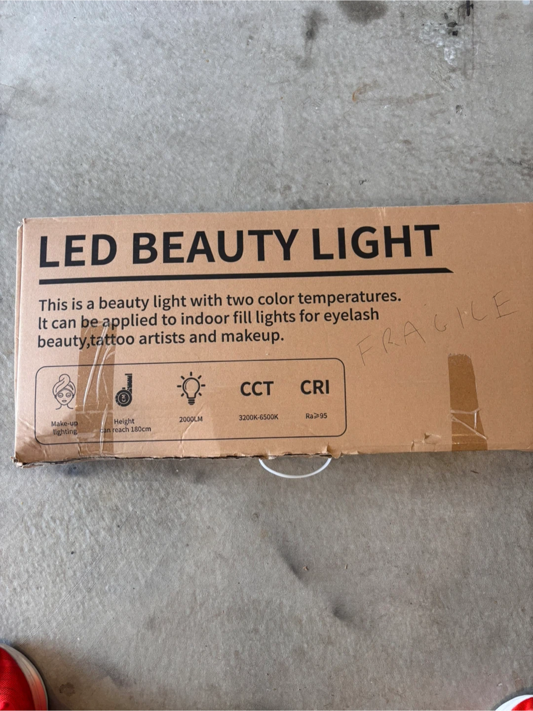 Adjustable Half-Moon Beauty Floor Lamp - photo 3