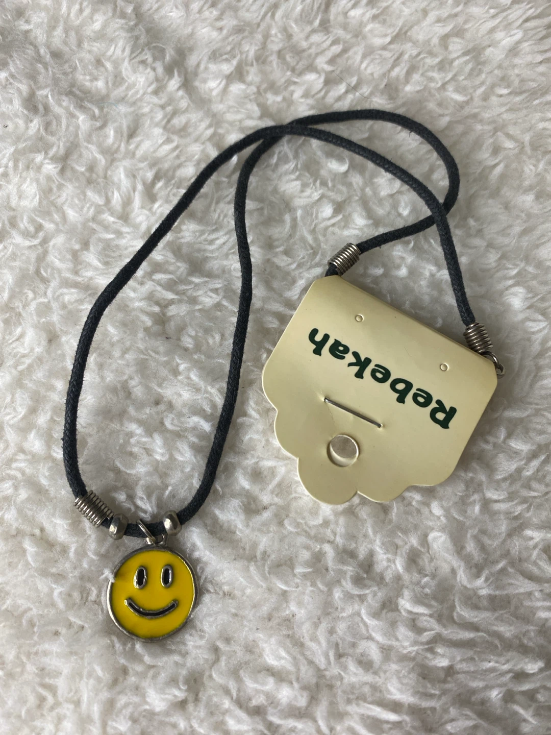Rebekah Smiley Face Necklace