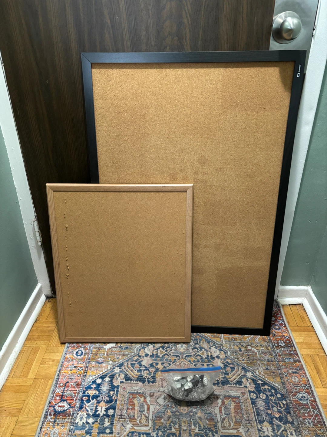 Two Cork Bulletin Boards
