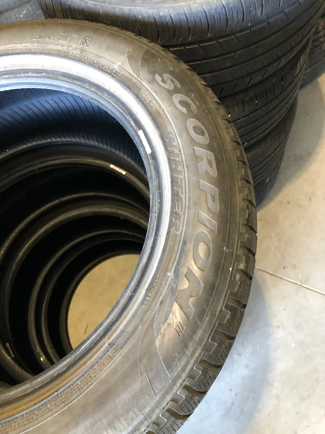 235/60R18 Pirelli Scorpion Winter Tires - photo 3