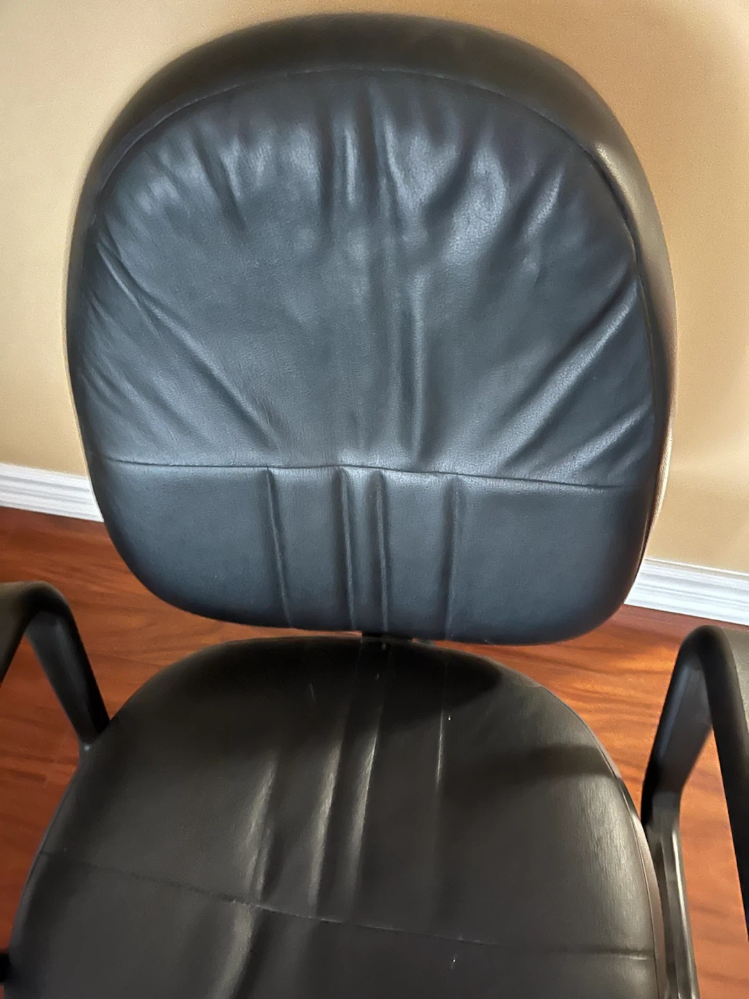 Black leather Office Chair - photo 2
