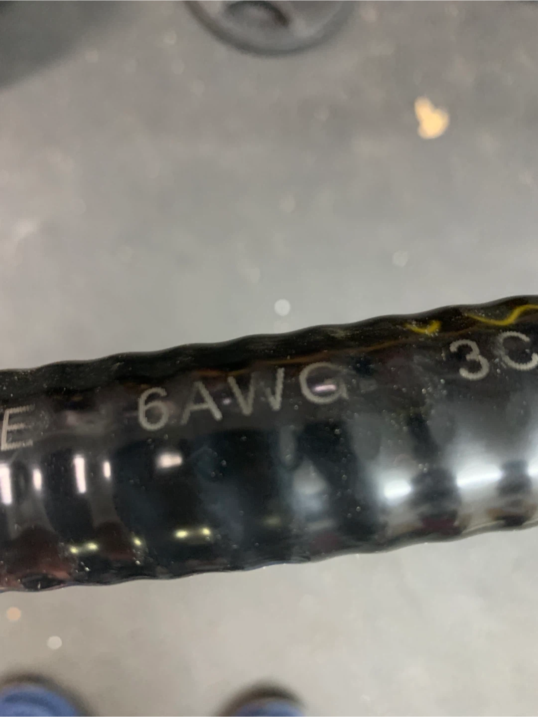 6/3 AWG copper wiring cable. - photo 4